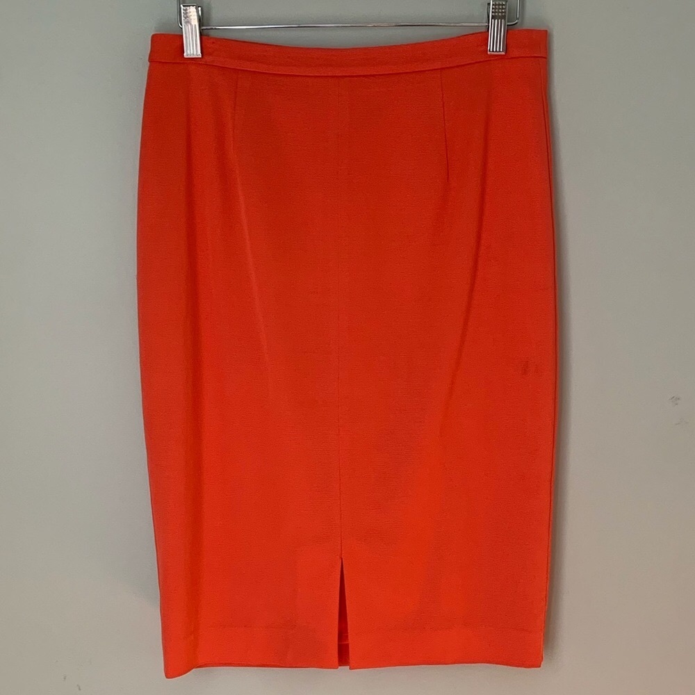 Marciano size 10 orange pencil skirt - Picture 3 of 12